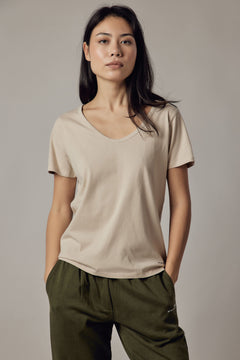 Women's Deep Neck T-Shirt