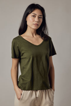 Women's Deep Neck T-Shirt