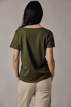 Women's Deep Neck T-Shirt