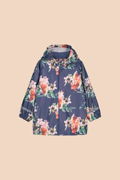 Kids' Rain Coat Blue Blossom