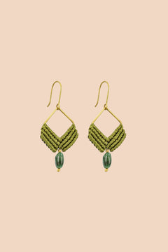 Lila Earrings Olive