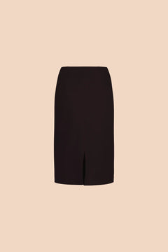 Comfy Pencil Skirt Chocolate