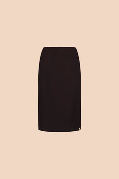 Comfy Pencil Skirt Chocolate