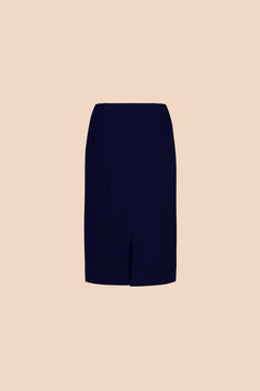 Comfy Pencil Skirt Dark Blue