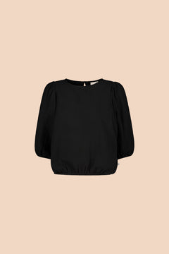 Cropped Blouse Black