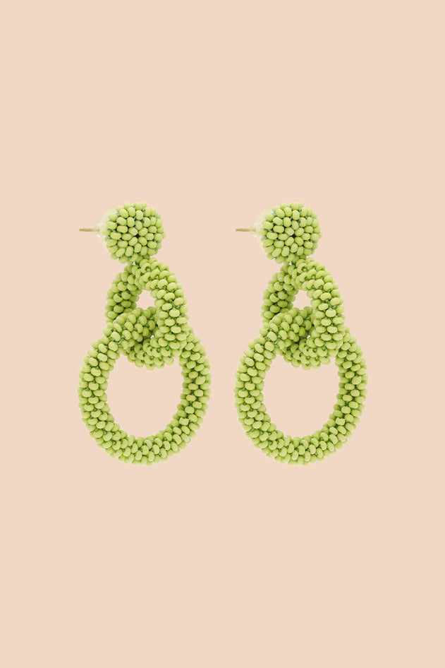 Gia Earrings Light Lime