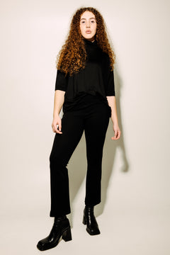 Lou Straight Pants Black - IVALO.COM