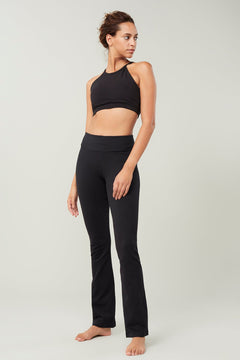 Classic Rolldown Yoga Pants Black