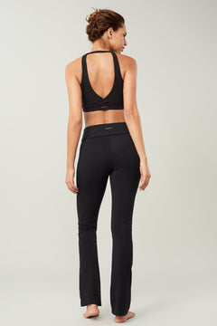 Classic Rolldown Yoga Pants Black