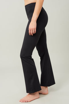 Flared Sports Pants Black