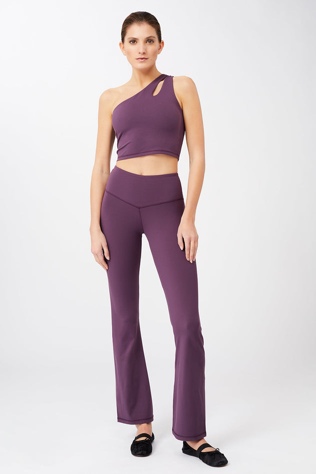 Flared Sports Pants Purple Passion