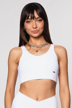 Palms Sports Bra Pearl White