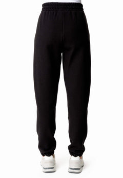 Pariss Waffle Joggers Black