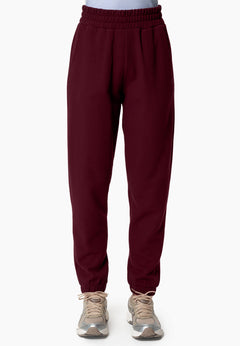 Pariss Waffle Joggers Bordeaux