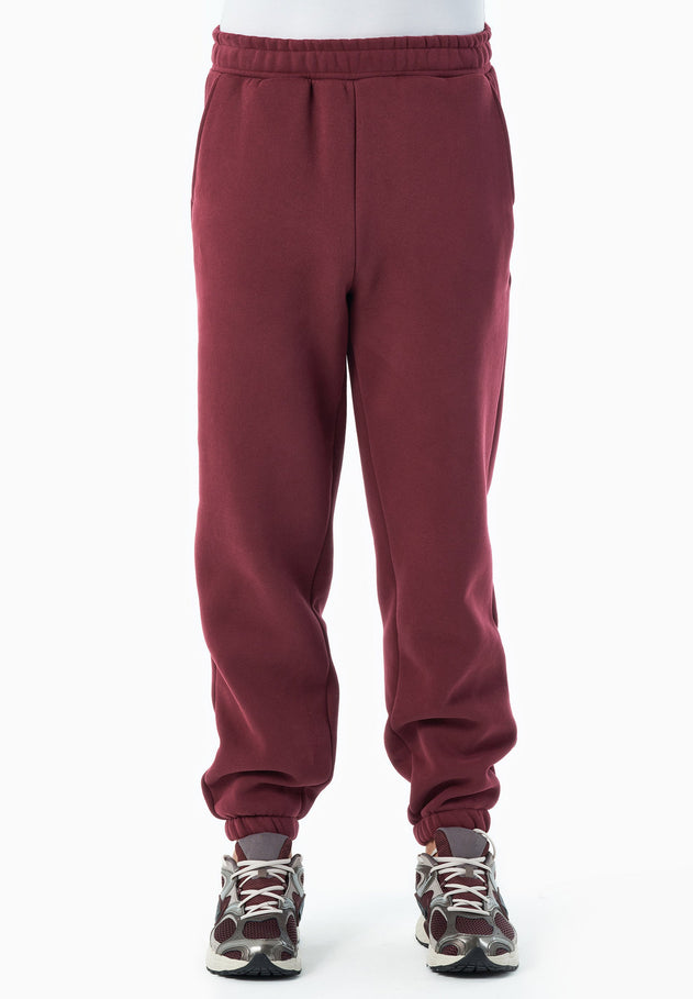 Parkerr Unisex Sweatpants Bordeaux Red