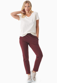 Parrla Light Organic Cotton Sweatpants Bordeaux