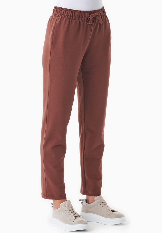 Parrla Light Organic Cotton Sweatpants Coffee Brown