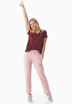 Parrla Light Organic Cotton Sweatpants Light Rose