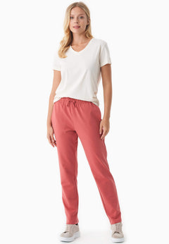 Parrla Light Organic Cotton Sweatpants Red Wood