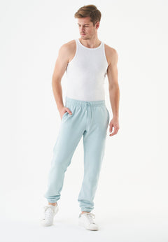 Pars Soft Touch Organic Cotton Sweatpants Mint Blue