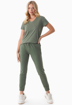 Peera Light Organic Cotton Sweatpants Olive