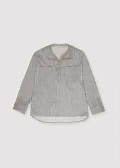 Women's Pergamo Shirt Grey Striped