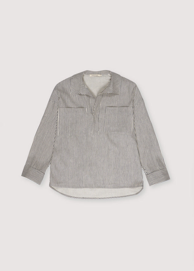 Women's Pergamo Shirt Grey Striped