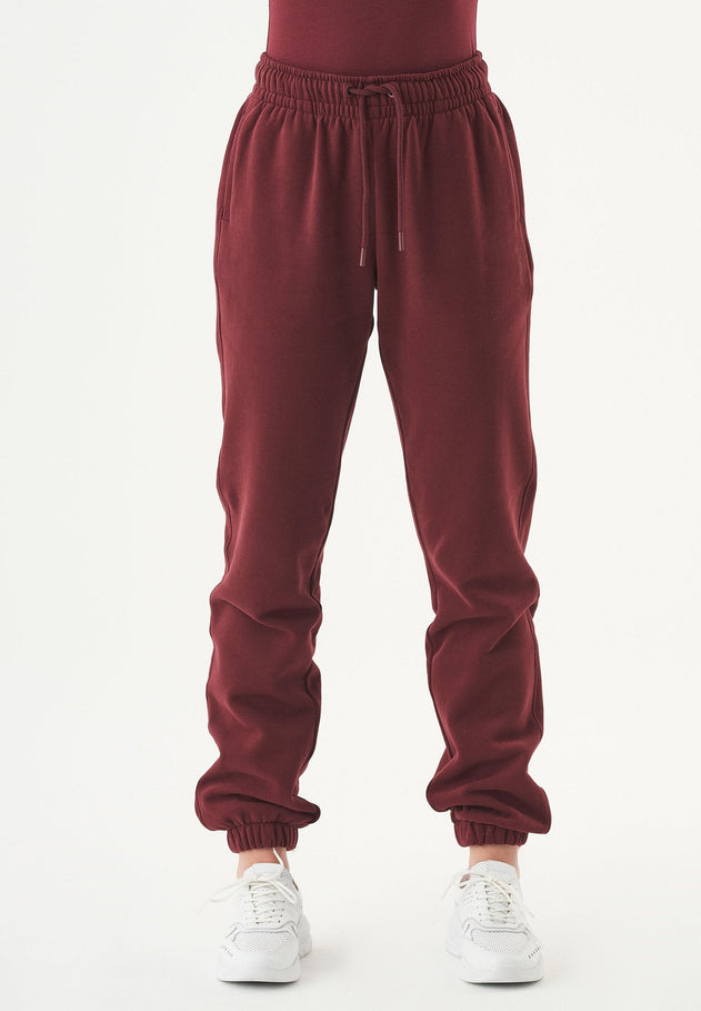 Peri Soft Touch Organic Cotton Sweatpants Bordeaux