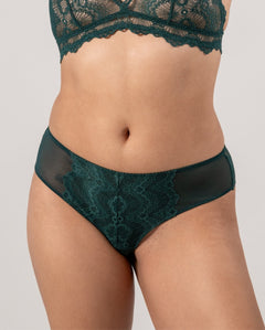 Lace Cheeky Pine Green