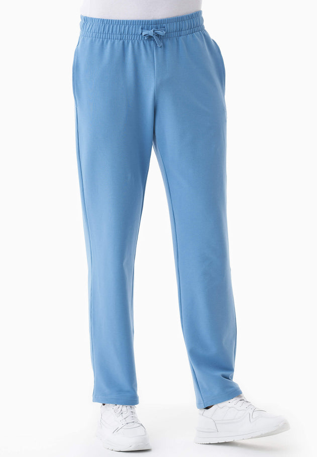 Poyraz Light Organic Cotton Sweatpants Blue Fog