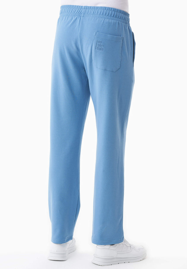 Poyraz Light Organic Cotton Sweatpants Blue Fog