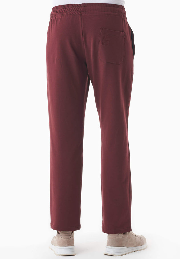 Poyraz Light Organic Cotton Sweatpants Bordeaux