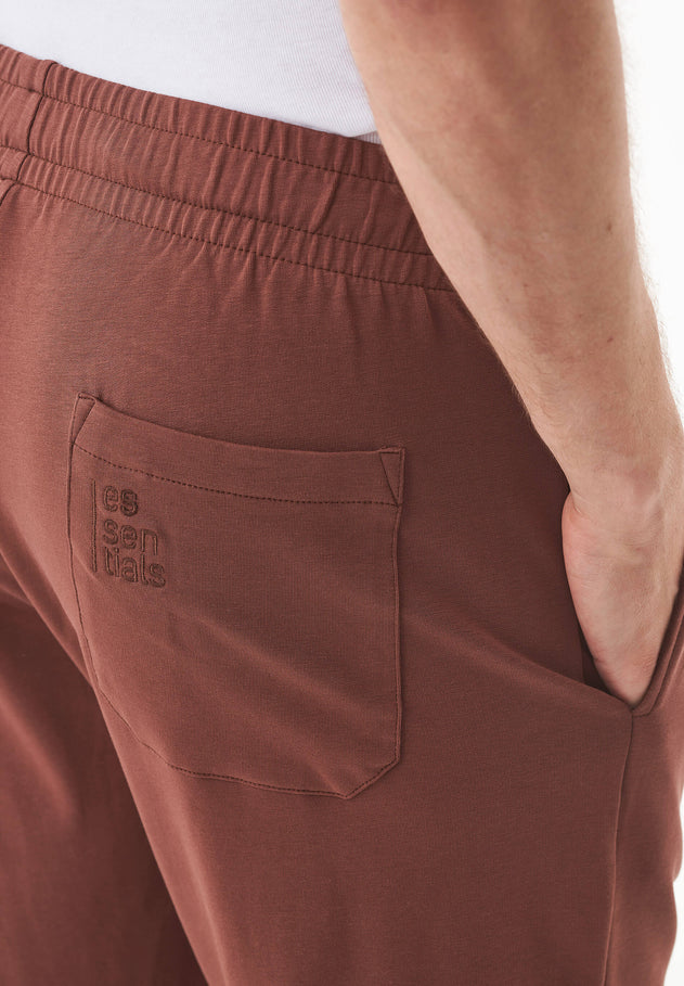 Poyraz Light Organic Cotton Sweatpants Coffee Brown