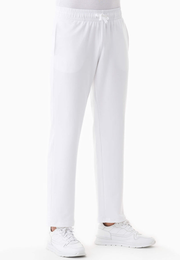 Poyraz Light Organic Cotton Sweatpants White