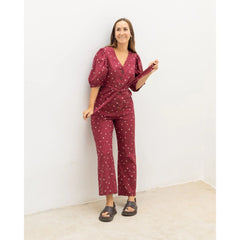 Fiori Jumpsuit Red