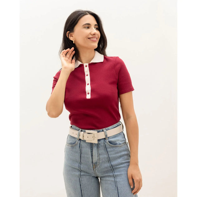 Navigli Polo T-Shirt Cherry Red