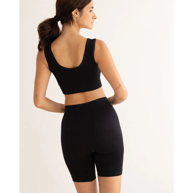 Clotsy Brand Biker Shorts Black