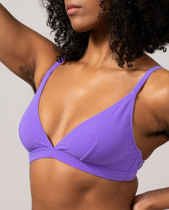 Triangle Bikini Top Electric Lilac