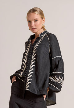 Pallazzio Shirt Onyx Black