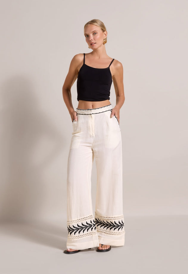 Palm Nirvana Trousers Antique White