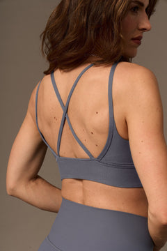 Palms Sport Bra in Stone