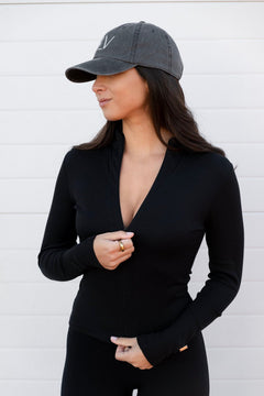BLV Cap Logo Black