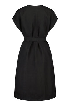 Väsby Linen Dress Black