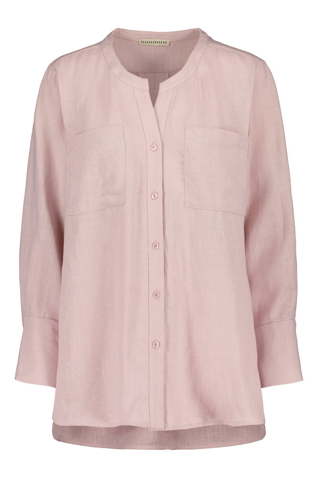 Nauvo Linen Shirt Pink