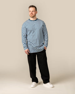 Long Sleeve T-Shirt Petrol Stripes