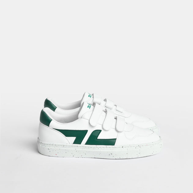 Alpha Velcro Sneakers White / Green