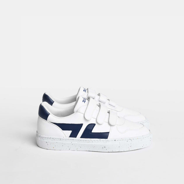 Alpha Velcro Sneakers White / Marine