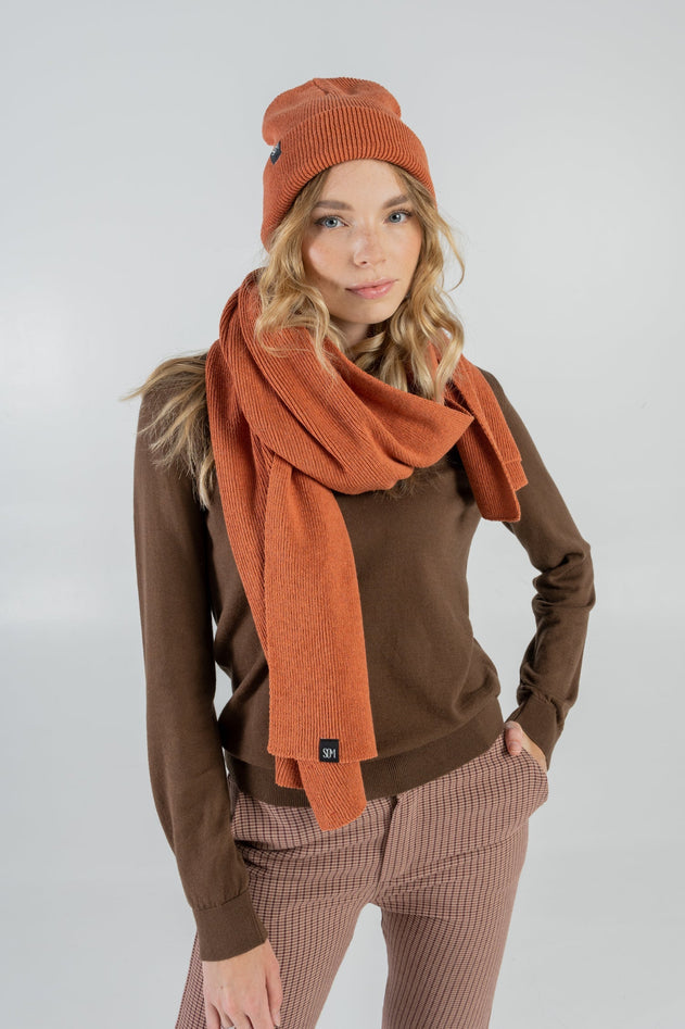 Knitted Beanie Orange