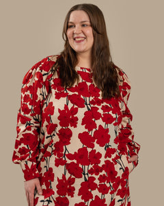 Puff-Sleeved Dress Valmut