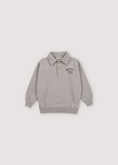 Kids' Saturno Polo Mist Melange Grey